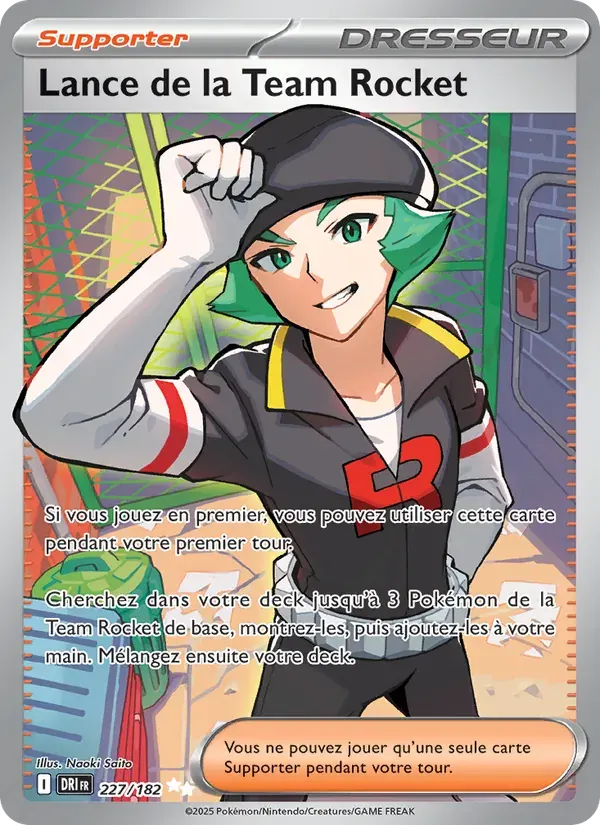 Lance de la Team Rocket — Rivalités Destinées 227 French Pokémon card
