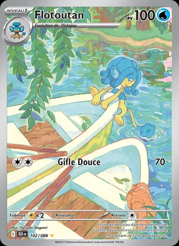 Flotoutan — Foudre Noire 102 French Pokémon card