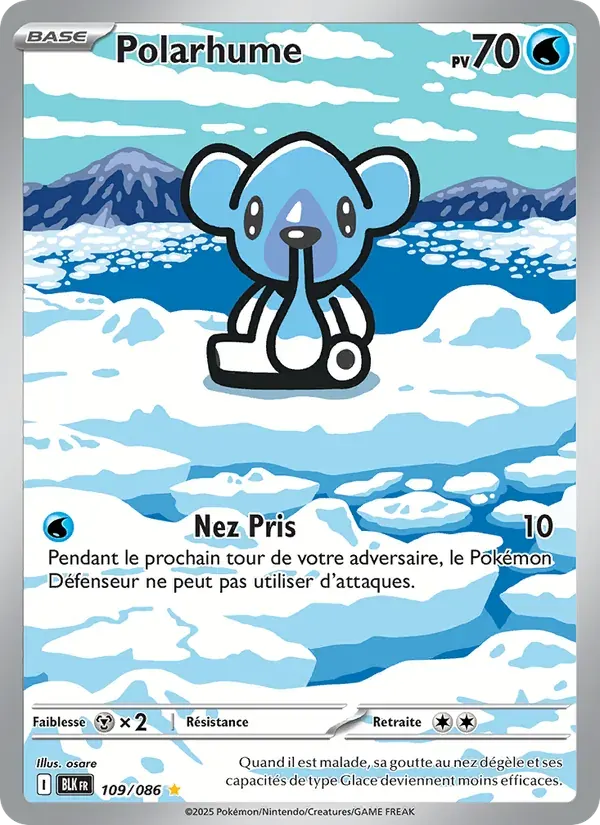 Polarhume — Foudre Noire 109 French Pokémon card