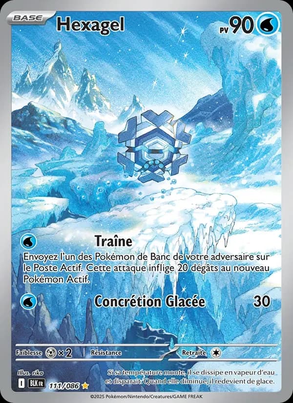 Hexagel — Foudre Noire 111 French Pokémon card