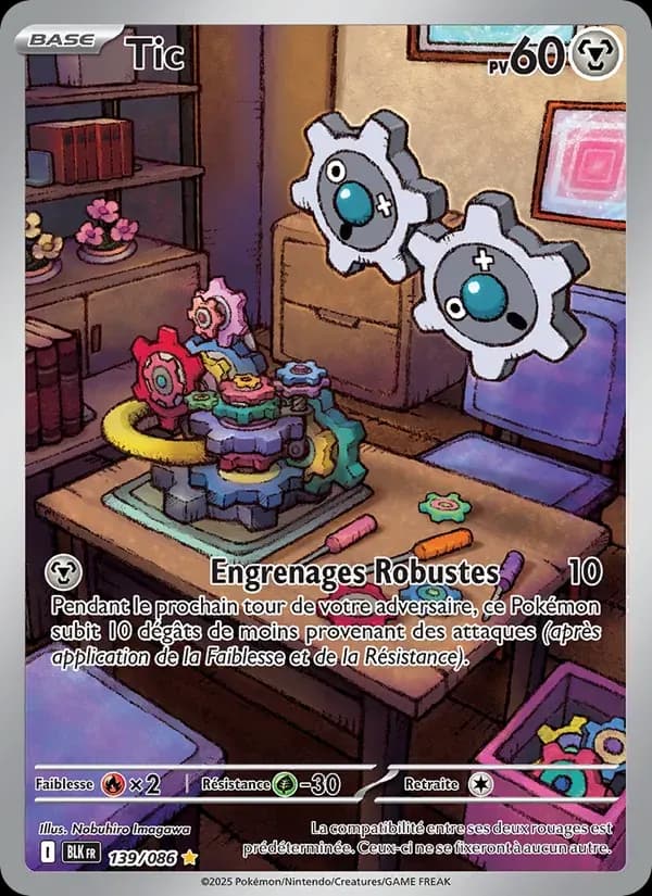 Tic — Foudre Noire 139 French Pokémon card