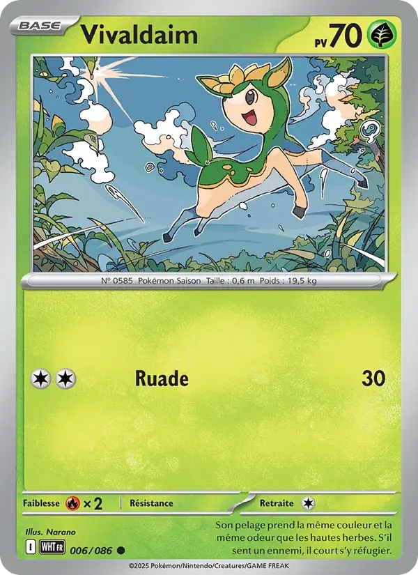 Vivaldaim — Flamme Blanche 6 French Pokémon card