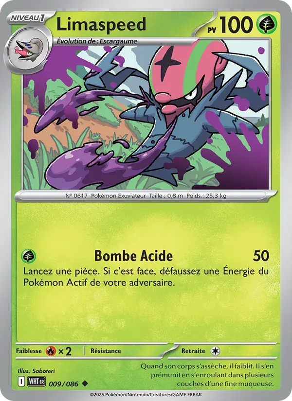 Limaspeed — Flamme Blanche 9 French Pokémon card