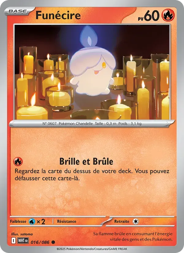 Funécire — Flamme Blanche 16 French Pokémon card