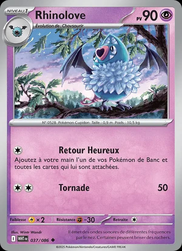Rhinolove — Flamme Blanche 37 French Pokémon card