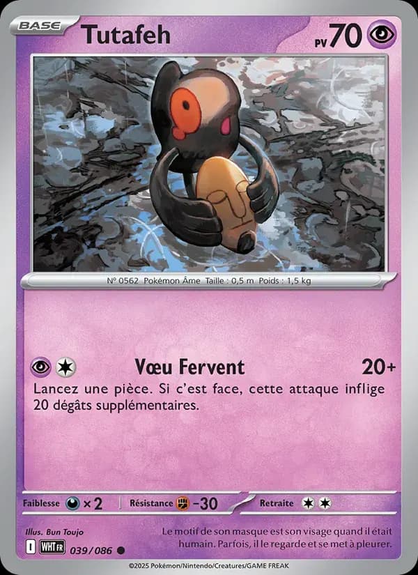 Tutafeh — Flamme Blanche 39 French Pokémon card