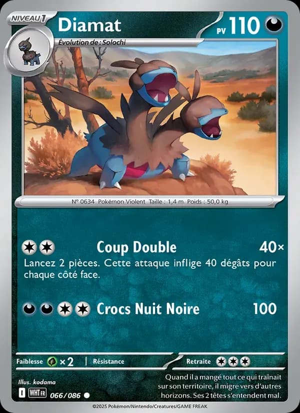 Diamat — Flamme Blanche 66 French Pokémon card