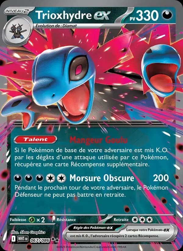 Trioxhydre-ex — Flamme Blanche 67 French Pokémon card