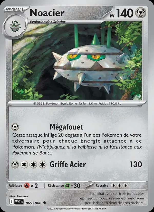 Noacier — Flamme Blanche 69 French Pokémon card