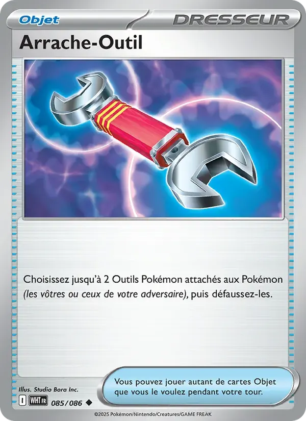 Arrache-Outil — Flamme Blanche 85 French Pokémon card