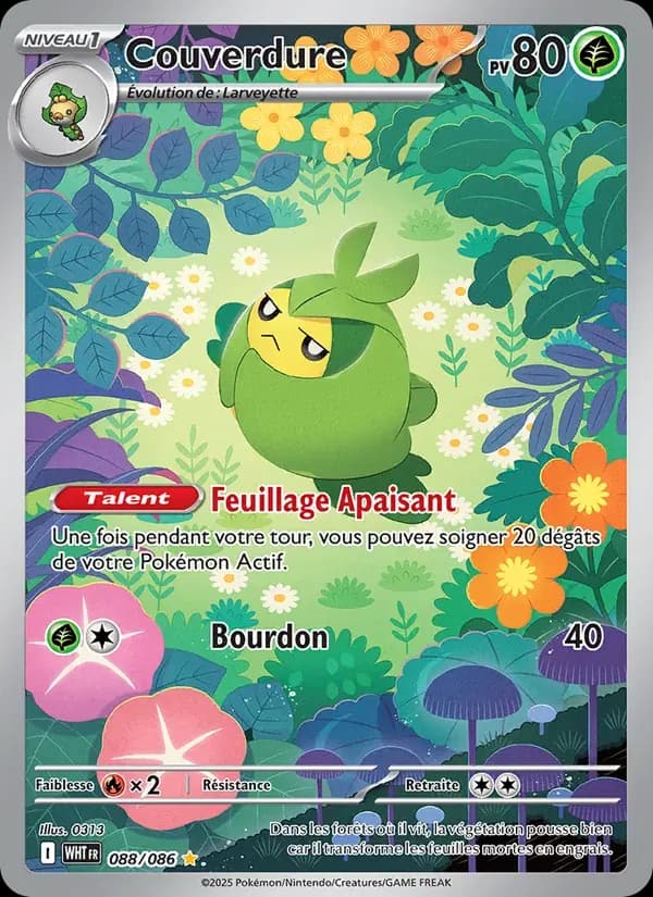 Couverdure — Flamme Blanche 88 French Pokémon card