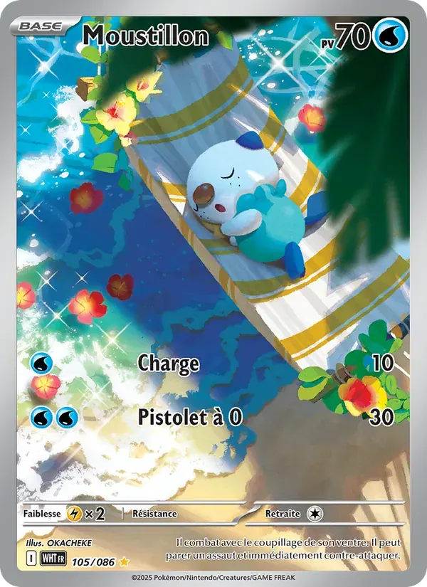 Moustillon — Flamme Blanche 105 French Pokémon card
