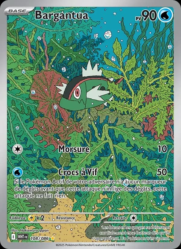 Bargantua — Flamme Blanche 108 French Pokémon card
