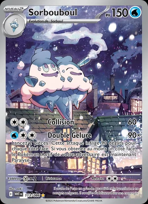 Sorbouboul — Flamme Blanche 113 French Pokémon card