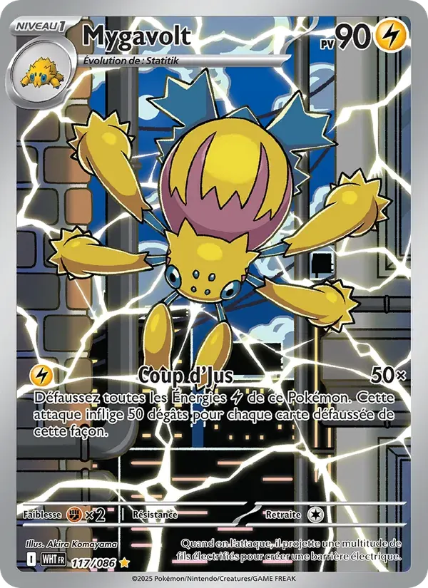 Mygavolt — Flamme Blanche 117 French Pokémon card