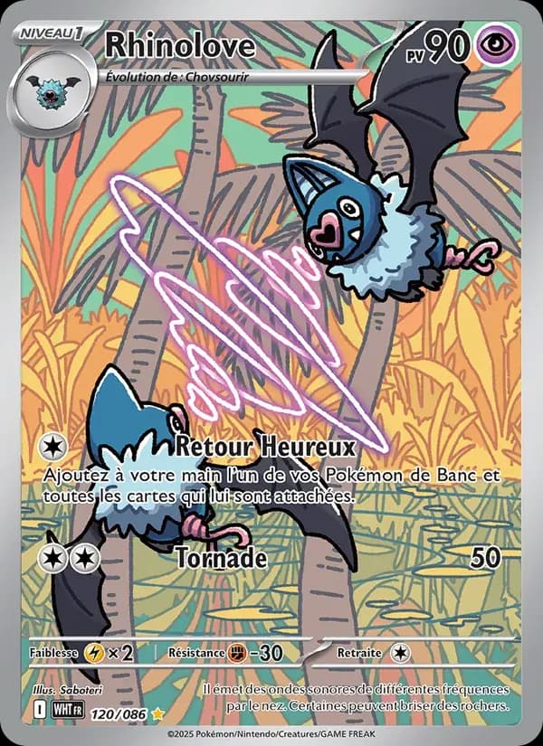 Rhinolove — Flamme Blanche 120 French Pokémon card