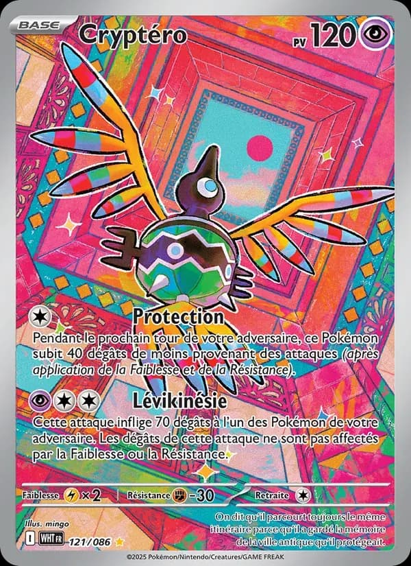 Cryptéro — Flamme Blanche 121 French Pokémon card