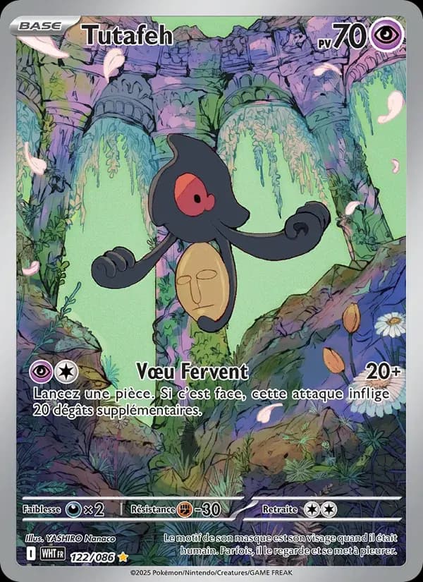 Tutafeh — Flamme Blanche 122 French Pokémon card