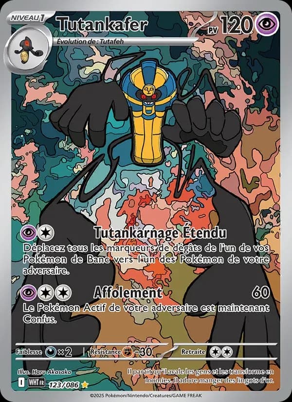 Tutankafer — Flamme Blanche 123 French Pokémon card
