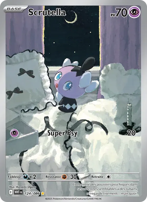 Scrutella — Flamme Blanche 124 French Pokémon card