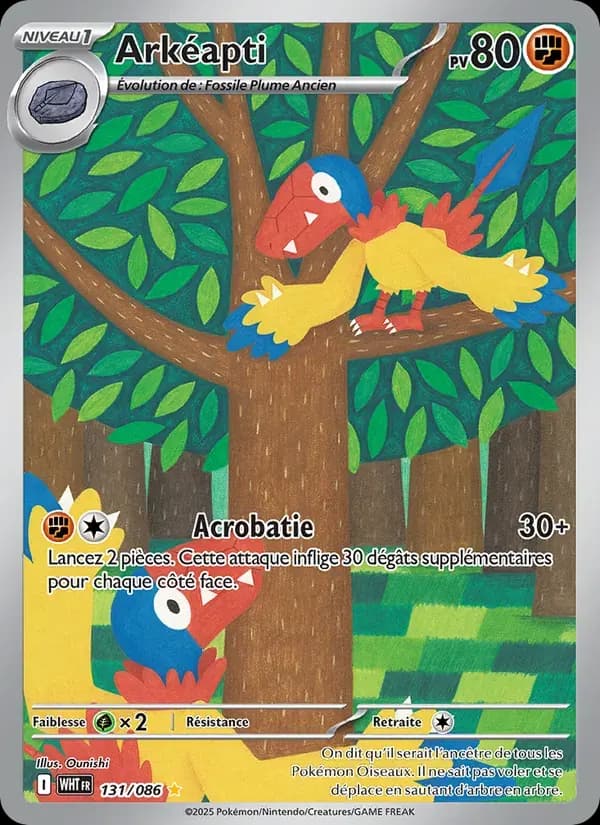 Arkéapti — Flamme Blanche 131 French Pokémon card
