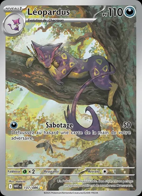 Léopardus — Flamme Blanche 137 French Pokémon card