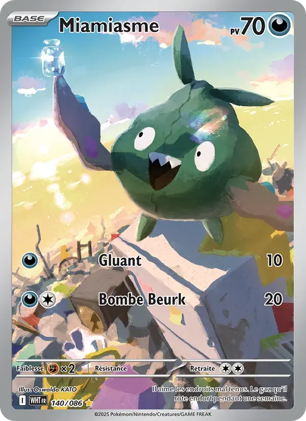 Miamiasme — Flamme Blanche 140 French Pokémon card
