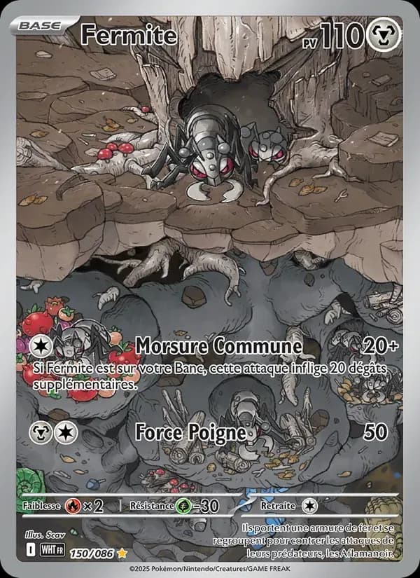 Fermite — Flamme Blanche 150 French Pokémon card