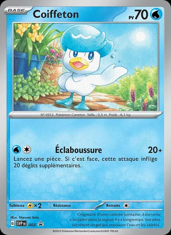 Coiffeton — SVP Black Star Promos 3 French Pokémon card