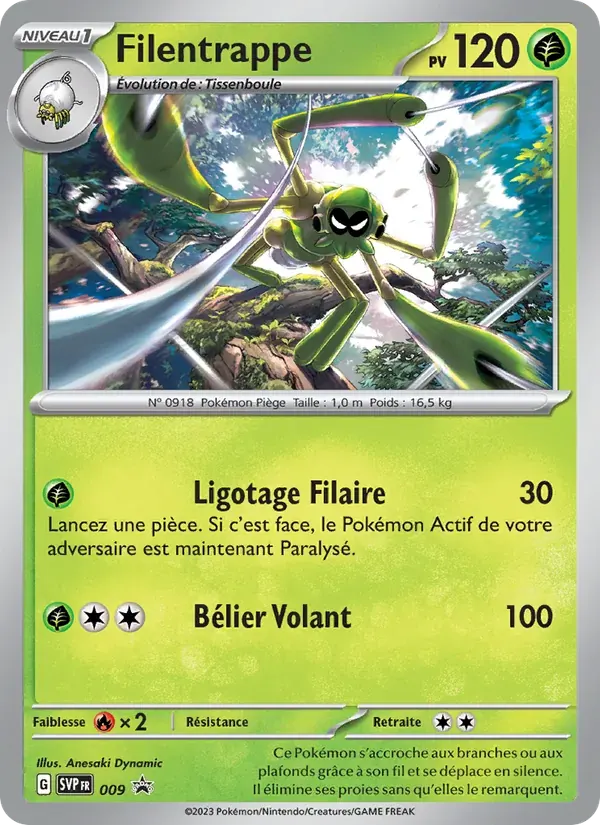 Filentrappe — SVP Black Star Promos 9 French Pokémon card