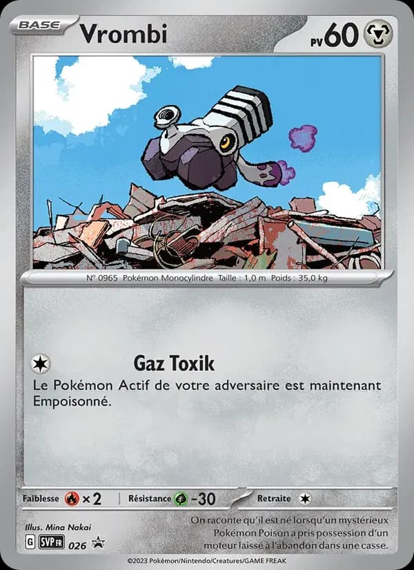 Vrombi — SVP Black Star Promos 26 French Pokémon card