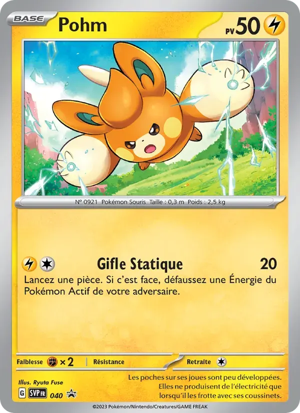 Pohm — SVP Black Star Promos 40 French Pokémon card