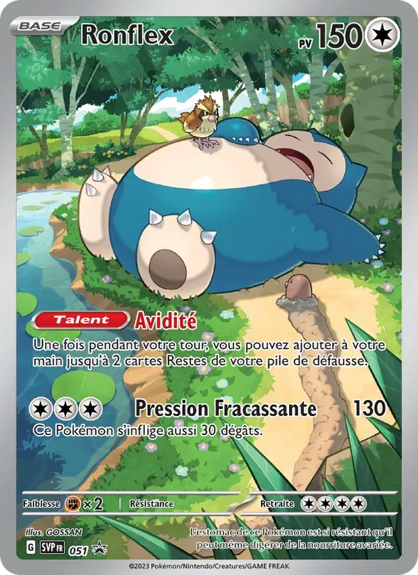 Ronflex — SVP Black Star Promos 51 French Pokémon card