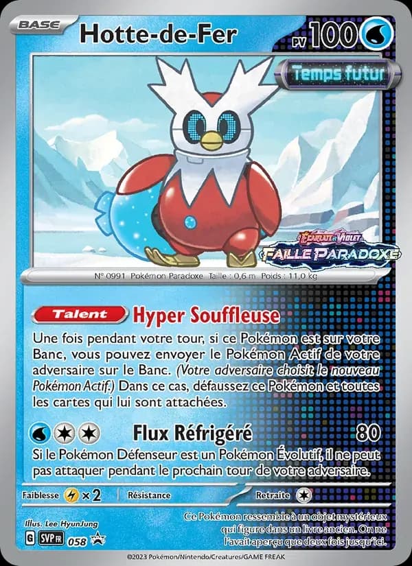 Hotte-de-Fer — SVP Black Star Promos 58 French Pokémon card