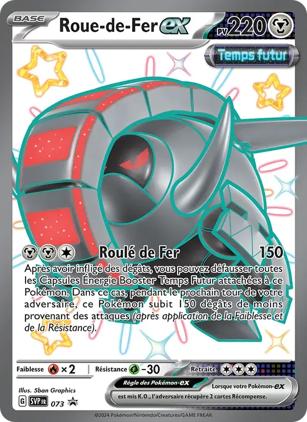 Roue-de-Fer-ex — SVP Black Star Promos 73 French Pokémon card