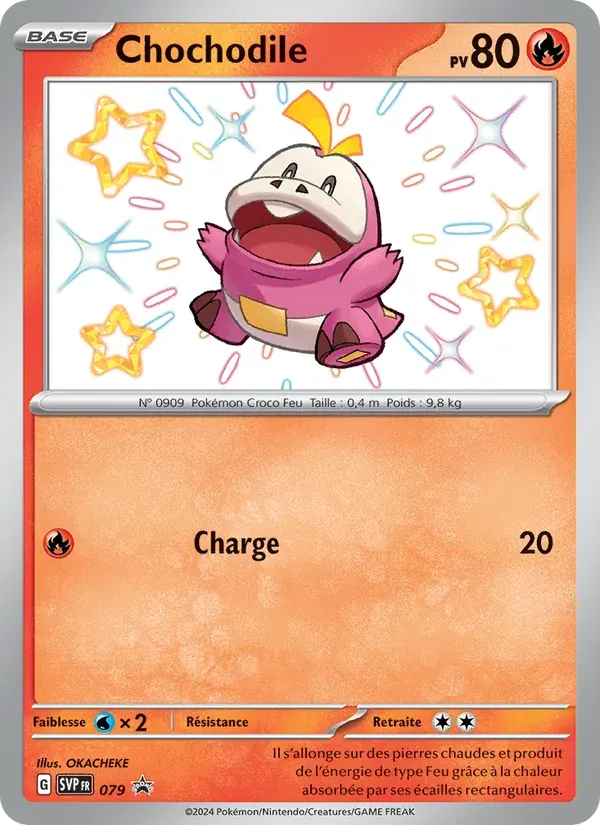 Chochodile — SVP Black Star Promos 79 French Pokémon card