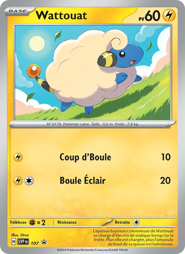 Wattouat — SVP Black Star Promos 107 French Pokémon card