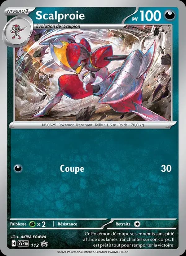 Scalproie — SVP Black Star Promos 112 French Pokémon card