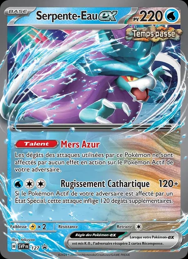 Serpente-Eau-ex — SVP Black Star Promos 127 French Pokémon card