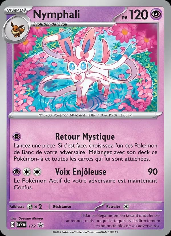 Nymphali — SVP Black Star Promos 172 French Pokémon card