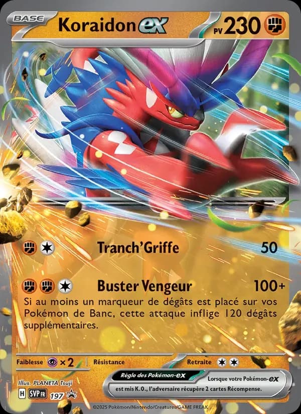 Koraidon-ex — SVP Black Star Promos 197 French Pokémon card