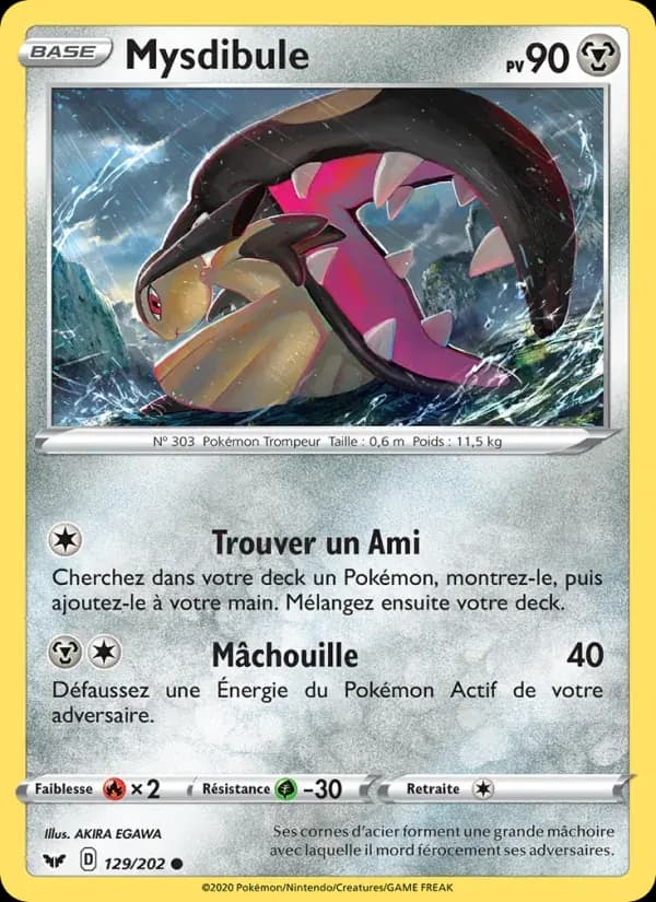 Mysdibule — Épée et Bouclier 129 French Pokémon card