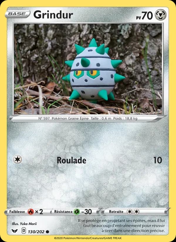 Grindur — Épée et Bouclier 130 French Pokémon card