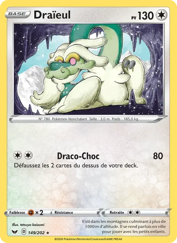 Draïeul — Épée et Bouclier 149 French Pokémon card