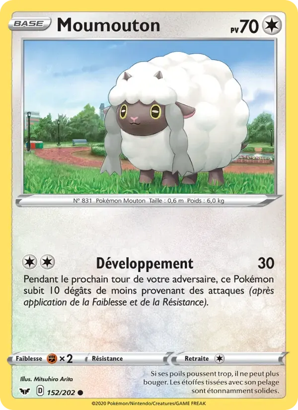 Moumouton — Épée et Bouclier 152 French Pokémon card