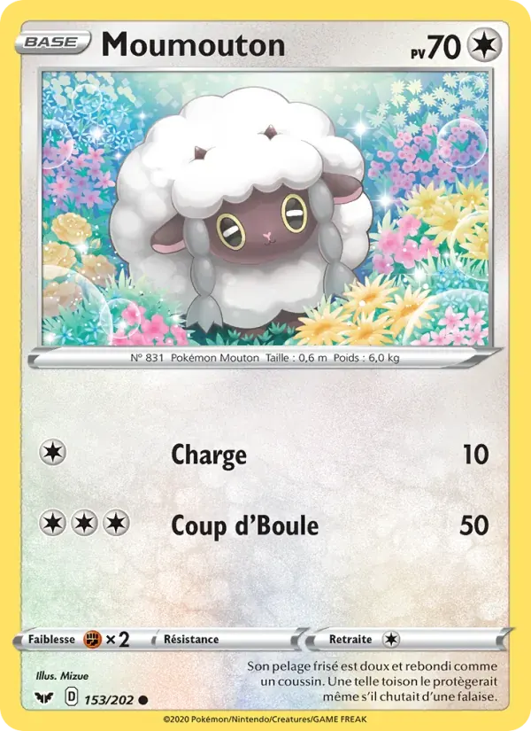 Moumouton — Épée et Bouclier 153 French Pokémon card