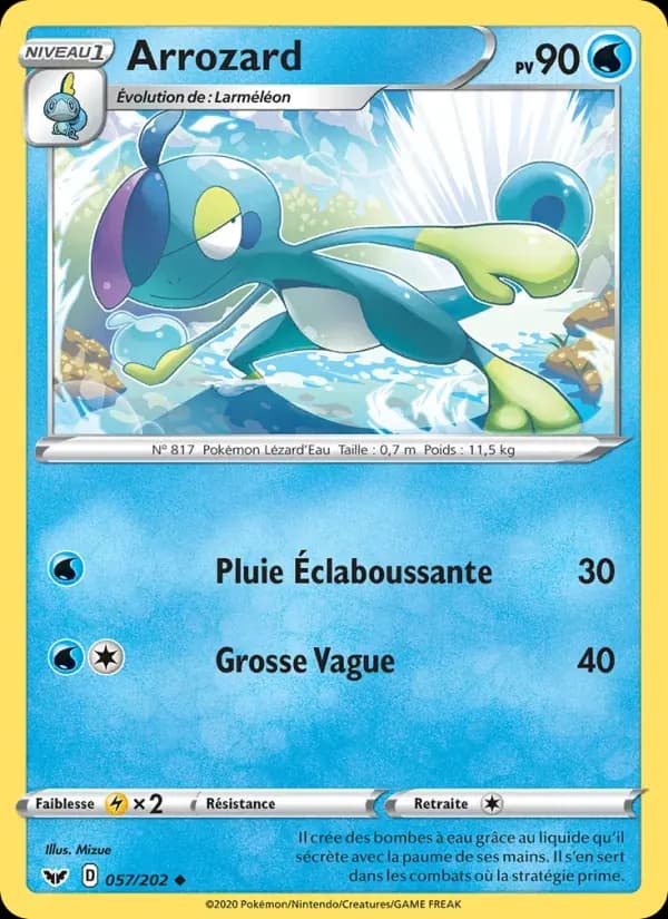Arrozard — Épée et Bouclier 57 French Pokémon card