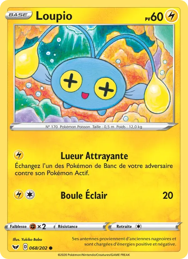 Loupio — Épée et Bouclier 68 French Pokémon card