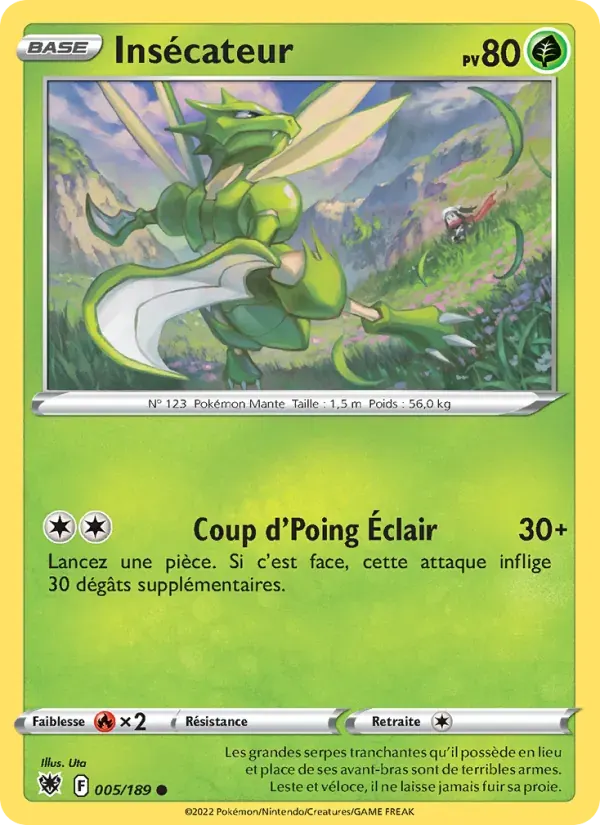 Insécateur — Astres Radieux 5 French Pokémon card