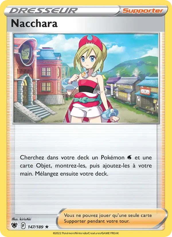 Nacchara — Astres Radieux 147 French Pokémon card